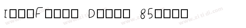 IdeaFonts DunSu 85字体转换